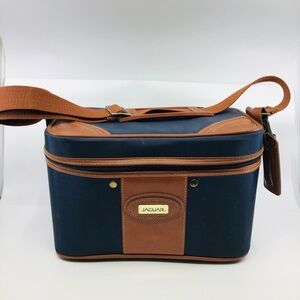 Vintage Jaguar Luggage carry on shoulder bag